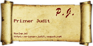 Prizner Judit névjegykártya